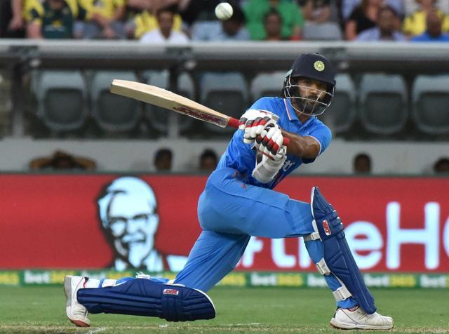 It was Shikhar Dhawan’s wicket that triggered India’s collapse. (AFP Photo) It was Shikhar Dhawan’s wicket that triggered India’s collapse. (AFP Photo)