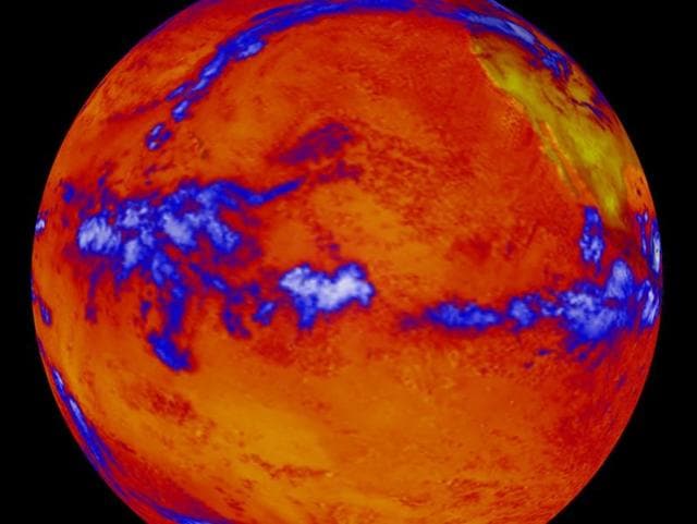 This file photo taken on October 06, 2014 shows heat radiating from the Pacific Ocean as imaged by the NASA’s Clouds and the Earth's Radiant Energy System instrument on the Terra satellite.(Nasa via AFP File Photo) This file photo taken on October 06, 2014 shows heat radiating from the Pacific Ocean as imaged by the NASA’s Clouds and the Earth's Radiant Energy System instrument on the Terra satellite.(Nasa via AFP File Photo)