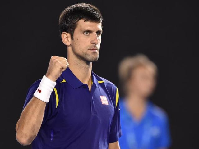 Novak Djokovic, left, of Serbia is congratulated by Quentin Halys of France after winning their second round match at the Australian Open in Melbourne on January 20, 2016. (AP) Novak Djokovic, left, of Serbia is congratulated by Quentin Halys of France after winning their second round match at the Australian Open in Melbourne on January 20, 2016. (AP)