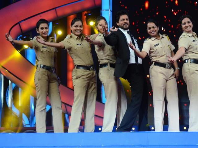 Shah Rukh Khan performs at Umang Festival 2016. (Viral Bhayani/HT) 