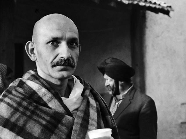 Ben Kingsley as Gandhi, New Delhi, 1981. (Photo: PABLO BARTHOLOMEW) 