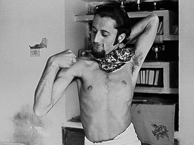 Actor Anupam Kher in his hostel room, Chandigarh, c. 1974. (Photo: PABLO BARTHOLOMEW) 