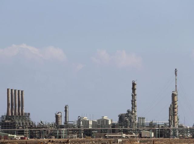 A general view of the industrial zone at the oil port of Ras Lanuf in this file photo. Suspected Islamic State militants reportedly attacked oil installations close to Libya's Ras Lanuf terminal on January 21, 2016. (Reuters File Photo)