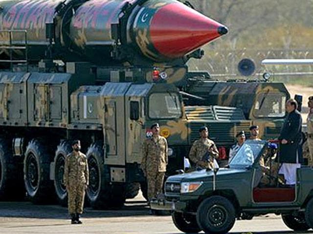 A recent US Congressional report has stated that Pakistan’s nuclear warheads are being used as a deterrence for India, but may increase the likelihood of nuclear conflict between the two rivals. (AFP Photo) A recent US Congressional report has stated that Pakistan’s nuclear warheads are being used as a deterrence for India, but may increase the likelihood of nuclear conflict between the two rivals. (AFP Photo)