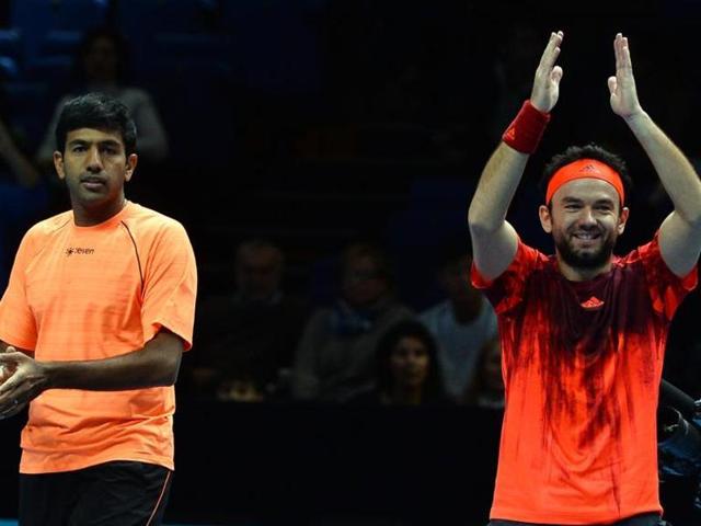 India’s Rohan Bopanna (L) and Romania's Florin Mergea entered the second round of the Australian Open on January 21 by beating Australia’s Nick Kyrgios and Omar Jasika. (AFP Photo) India’s Rohan Bopanna (L) and Romania's Florin Mergea entered the second round of the Australian Open on January 21 by beating Australia’s Nick Kyrgios and Omar Jasika. (AFP Photo)