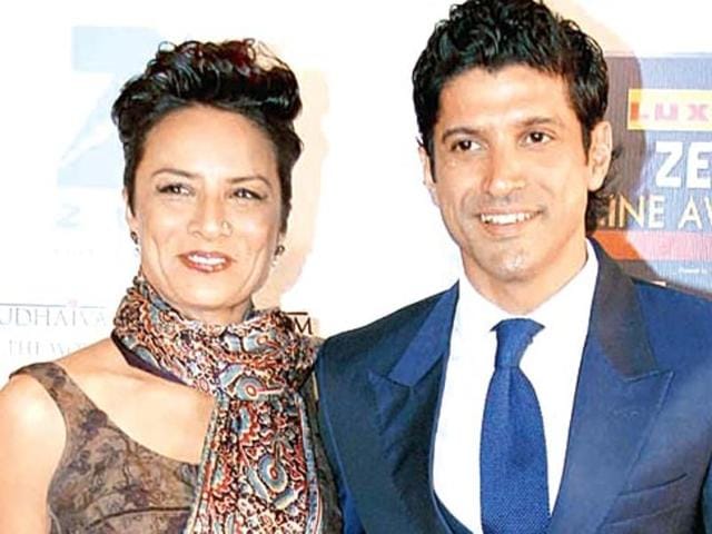 Adhuna and Farhan Akhtar announced their divorce after 15 years of marriage. The couple said they have grown apart over the years.(Twitter)