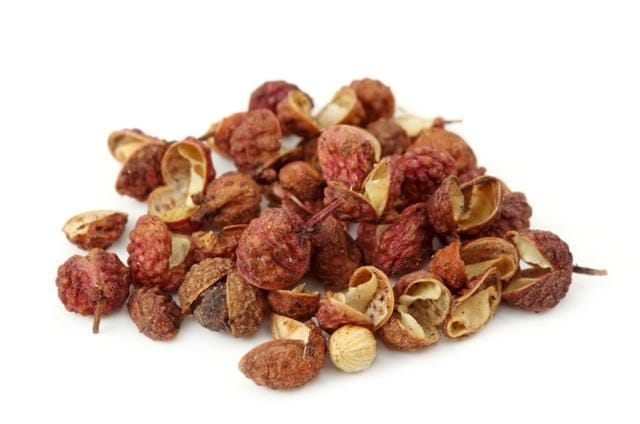 They are reddish-brown berries that hail from the prickly ash tree. (Shutterstock)