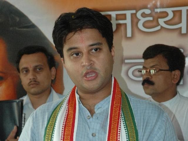 Jyotiraditya Scindia accused the BJP of intending to deceive the people in the name of helping the economy. (File Photo)