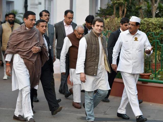 Congress vice-president Rahul Gandhi leaves after the national executive meeting of All India Congress Seva Dal at AICC headquarters in New Delhi. (PTI Photo) Congress vice-president Rahul Gandhi leaves after the national executive meeting of All India Congress Seva Dal at AICC headquarters in New Delhi. (PTI Photo)