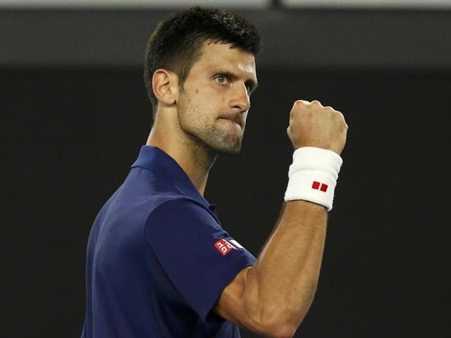 Novak Djokovic reacts during his third round match against Italy's Andreas Seppi at the Australian Open. (Reuters Photo) Novak Djokovic reacts during his third round match against Italy's Andreas Seppi at the Australian Open. (Reuters Photo)