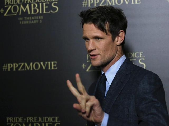 The 11th Doctor Who Matt Smith poses at the premiere of Pride and Prejudice and Zombies in Los Angeles. (REUTERS) 