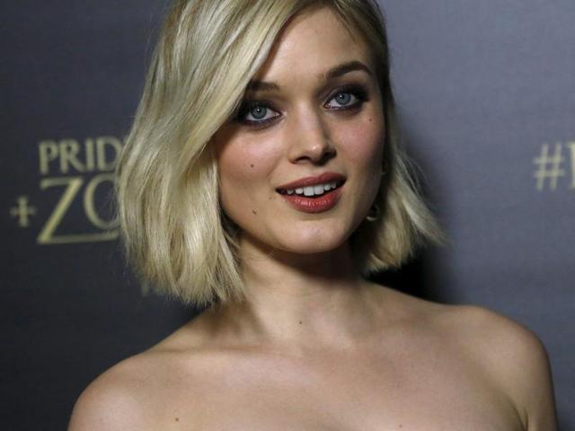 Dark Shadows star Bella Heathcote poses at the premiere of Pride and Prejudice and Zombies in Los Angeles. (REUTERS) 