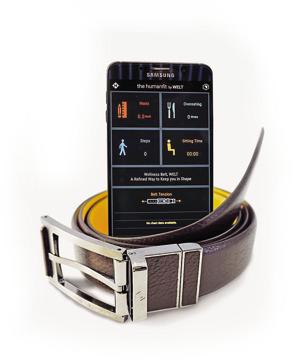 Weight watcher: Samsung’s Welt is a smart belt that watches your weight. Weight watcher: Samsung’s Welt is a smart belt that watches your weight.