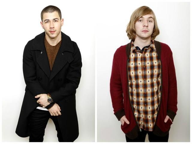 Nick Jonas and Danny Flaherty pose for portraits at the Sundance Film Festival to promote the film Goats. (AP) Nick Jonas and Danny Flaherty pose for portraits at the Sundance Film Festival to promote the film Goats. (AP)