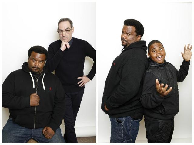 Craig Robinson and director Chad Hartigan (left) and Robinson with Markees Christmas promote the film Morris From America at the Sundance Film Festival. (AP) Craig Robinson and director Chad Hartigan (left) and Robinson with Markees Christmas promote the film Morris From America at the Sundance Film Festival. (AP)