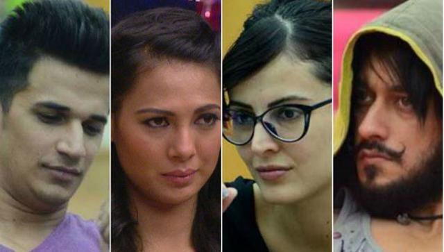 The four finalists -- Prince, Rochelle, Mandana and Rishabh. The four finalists -- Prince, Rochelle, Mandana and Rishabh.