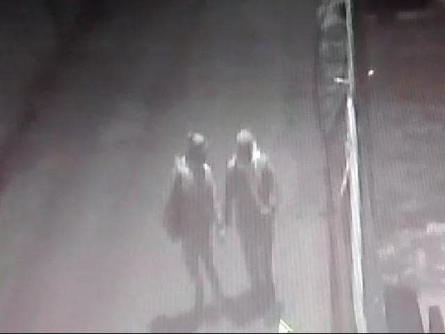 The images of the suspects has been captured on a camera. The images of the suspects has been captured on a camera.