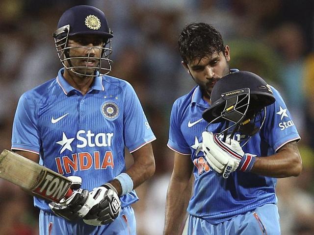 India's Manish Pandey kisses his helmet after hitting a century. (AP Photo) India's Manish Pandey kisses his helmet after hitting a century. (AP Photo)