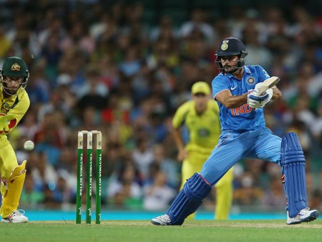 Manish Pandey of India bats during the fourth one-day international cricket match. (AFP Photo) Manish Pandey of India bats during the fourth one-day international cricket match. (AFP Photo)