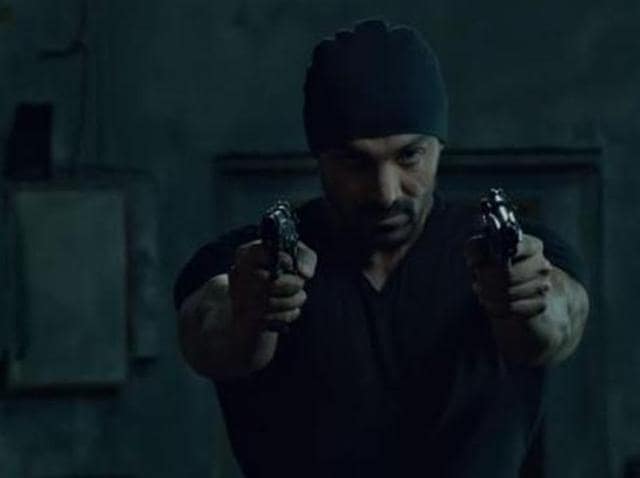 John Abraham in a still from Rocky Handsome.(YouTube)