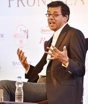 Gawande says that in India we have lost sight of the idea that well being is bigger than just survival. (Sanjeev Verma/HT Photo) Gawande says that in India we have lost sight of the idea that well being is bigger than just survival. (Sanjeev Verma/HT Photo)