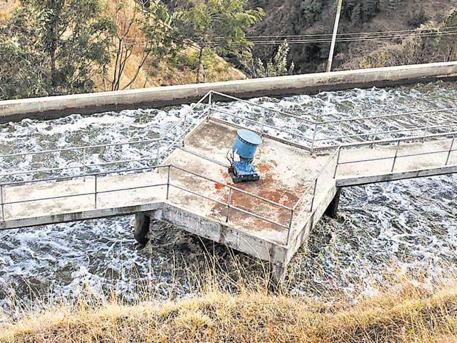 The sewerage treatment plant at Malyana, Himachal Pradesh. (HT File Photo) The sewerage treatment plant at Malyana, Himachal Pradesh. (HT File Photo)
