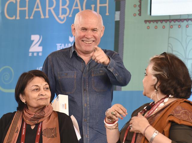 ”I tend not to over-think or over-research. I just go and wander around without a plan and it’s amazing just how pictures reveal themselves,” McCurry told his fans during the session. (Sanjeev Verma/HT Photo) ”I tend not to over-think or over-research. I just go and wander around without a plan and it’s amazing just how pictures reveal themselves,” McCurry told his fans during the session. (Sanjeev Verma/HT Photo)