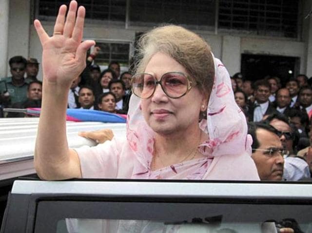 Former Bangladeshi PM Khaleda Zia. (AP File Photo) Former Bangladeshi PM Khaleda Zia. (AP File Photo)