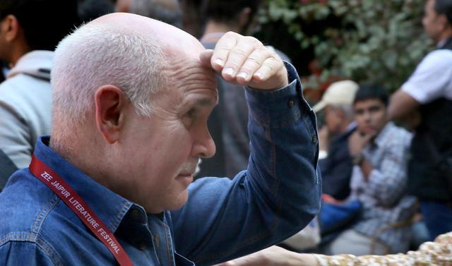 Photographer Steve McCurry at the festival. (Himanshu Vyas/HT Photo ) Photographer Steve McCurry at the festival. (Himanshu Vyas/HT Photo )