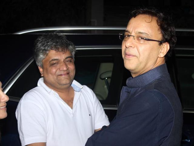 Vidhu Vinod Chopra at the special screening of Saala Khadoos in Mumbai. (IANS) Vidhu Vinod Chopra at the special screening of Saala Khadoos in Mumbai. (IANS)