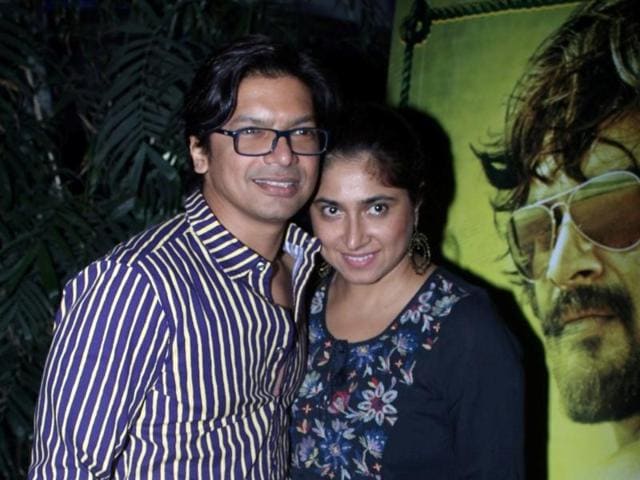 Singer shaan and his wife Radhika during the special screening of Saala Khadoos in Mumbai. (IANS) Singer shaan and his wife Radhika during the special screening of Saala Khadoos in Mumbai. (IANS)