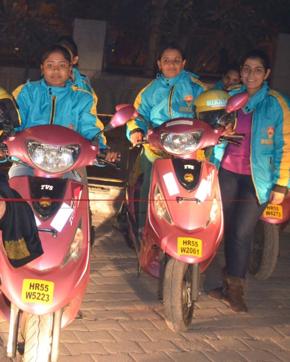 Bikxie Pink charges Rs 10 for the first 2 km and Rs 5 per km after that. (HT Photo)