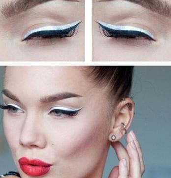 A creamy white eyeliner can go a long way in perking up your look. (Pinterest) A creamy white eyeliner can go a long way in perking up your look. (Pinterest)