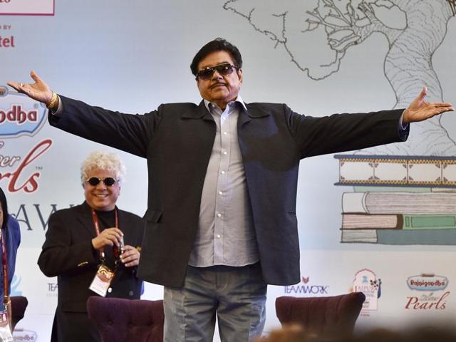 BJP leader Sharughan Sinha strikes a pose during the session "Khaamosh…Shotgun Sinha Speaks” at Jaipur literature festival 2016, in Jaipur on Monday, January 25. (Photo by Sanjeev Verma/Hindiustan Times) BJP leader Sharughan Sinha strikes a pose during the session "Khaamosh…Shotgun Sinha Speaks” at Jaipur literature festival 2016, in Jaipur on Monday, January 25. (Photo by Sanjeev Verma/Hindiustan Times)