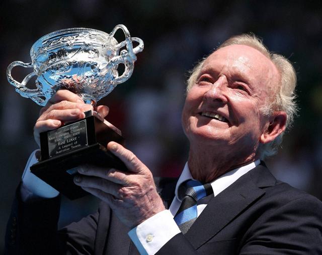 Rod Laver became only the third sportsman to be named a Companion of the Order of Australia, the country’s highest honour, on January 26, 2015. (AP Photo) Rod Laver became only the third sportsman to be named a Companion of the Order of Australia, the country’s highest honour, on January 26, 2015. (AP Photo)
