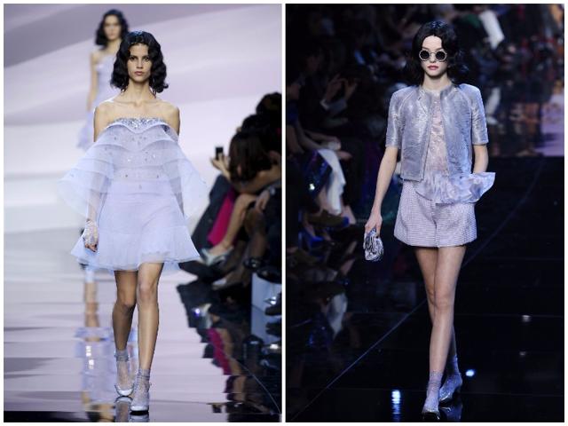 A designer with over five decades of experience, Armani may not be the most cutting edge at couture week but he is an expert at giving his customers the good old fashioned glamour they crave. In essence, this was mauve madness (AFP) A designer with over five decades of experience, Armani may not be the most cutting edge at couture week but he is an expert at giving his customers the good old fashioned glamour they crave. In essence, this was mauve madness (AFP)