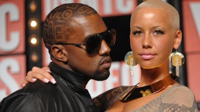 Kanye West and Amber Rose from a time when he didn’t think she was a stripper and she didn’t discuss his weird sexual preferences. (AP) Kanye West and Amber Rose from a time when he didn’t think she was a stripper and she didn’t discuss his weird sexual preferences. (AP)