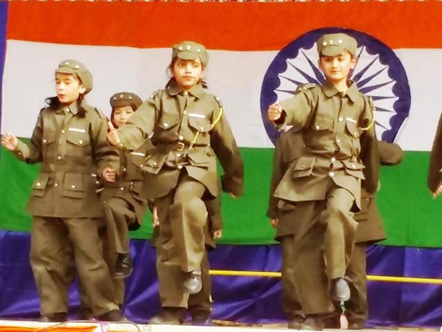‘Freedom in mind, Faith in words, Pride in our heart, Memories in our souls.’ With faith in these words and pride in our soul, the students of Indus Valley Public School, Noida, celebrated 67th Republic Day in a grand manner. Students presented speeches and recited poems. Students performed a very wonderful dance on the song- ‘Bharatvarsh hamara hai’. It really made the atmosphere patriotic. (HT PACE)