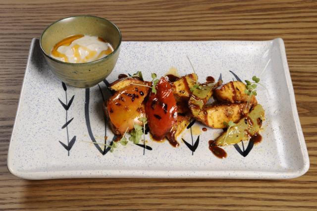 Phaldari Chaat at Atul Kochhar ‘s NRI. Phaldari Chaat at Atul Kochhar ‘s NRI.
