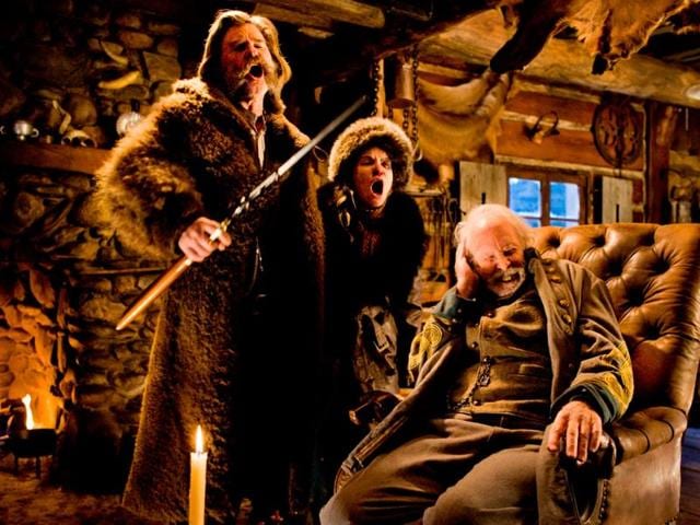 The Hateful Eight (2015): In the dead of a Wyoming winter, a bounty hunter and his prisoner find shelter in a cabin currently inhabited by a collection of nefarious characters.