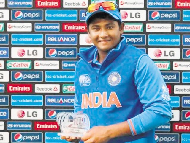 18-year-old Sarfaraz Khan is one of the most well-known players of India’s U-19 squad, thanks to his stint with Royal Challengers Bangalore in IPL 2015, and is one of the players to look out for.(Agencies)