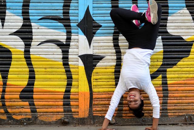 B-girl Shawty Pink (Preeti Tiwari, 23) (Photo: Prashant Waydande)