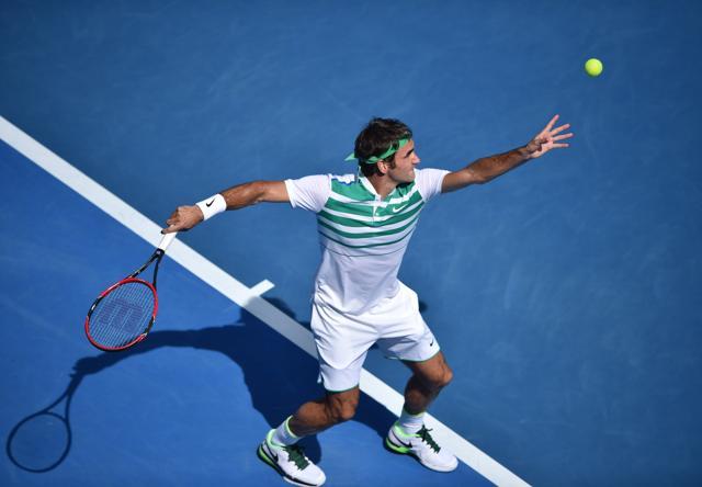 Over five rounds thus far, Federer’s first serve percentage is at an average of 65.2. Against Djokovic, it will have to be in the same range or better. (AFP Photo) Over five rounds thus far, Federer’s first serve percentage is at an average of 65.2. Against Djokovic, it will have to be in the same range or better. (AFP Photo)