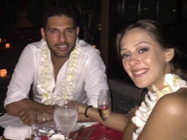 Yuvraj Singh and Hazel Keech secretly got engaged in Bali. (Twitter) Yuvraj Singh and Hazel Keech secretly got engaged in Bali. (Twitter)
