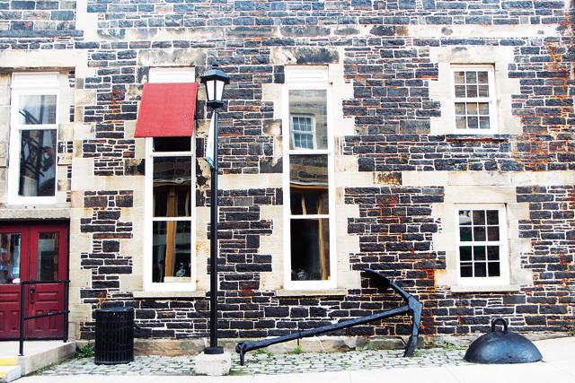 The wall project: The colourful streets on the waterfront are a testament to the determinedly cheery people.