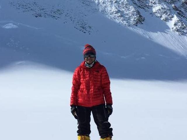 Aparna Kumar, a 2002-batch IPS officer from Uttar Pradesh cadre, has become the first officer of the All India Services to have successfully scaled Antarctica’s highest peak Mount Vinson Massif. (HT photo) Aparna Kumar, a 2002-batch IPS officer from Uttar Pradesh cadre, has become the first officer of the All India Services to have successfully scaled Antarctica’s highest peak Mount Vinson Massif. (HT photo)