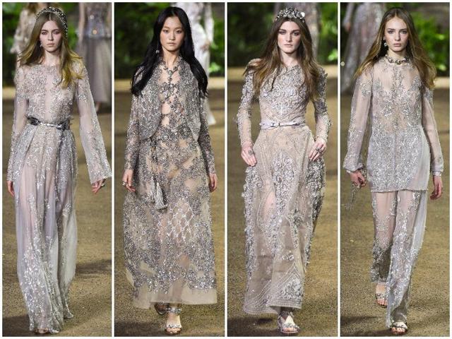 Elie Saab left behind the cedars of his Lebanon and found a new land to conquer: India. We loved how heat and dust mingled with the British Empire inspire his new styles. (AFP/ AP/ Reuters) Elie Saab left behind the cedars of his Lebanon and found a new land to conquer: India. We loved how heat and dust mingled with the British Empire inspire his new styles. (AFP/ AP/ Reuters)