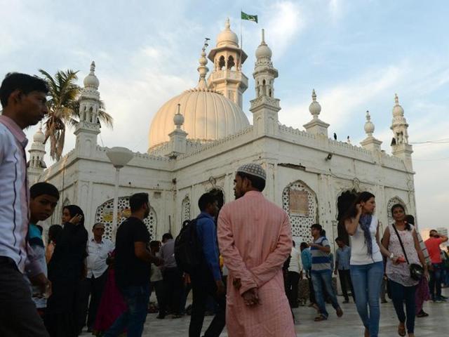 Visitors are seen inside the Haji Ali dargah in Mumbai. A landmark mosque in Mumbai is facing pressure to overturn a ban on women. (AFP File Photo) Visitors are seen inside the Haji Ali dargah in Mumbai. A landmark mosque in Mumbai is facing pressure to overturn a ban on women. (AFP File Photo)