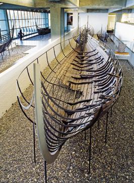 The Viking Ship Museum houses what remains of an original Viking ship.