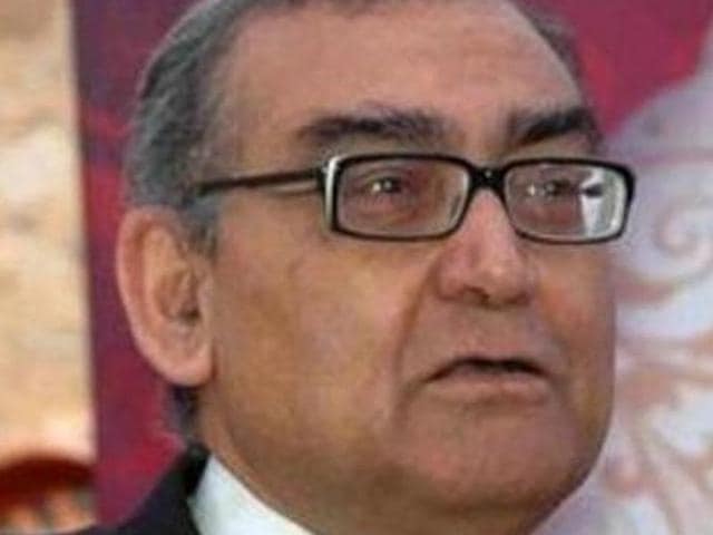 Press Council of India former chairman justice (retd) Markandey Katju on Saturday arrived at Behbal Kalan(HT Photo)